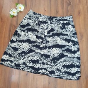 Blue Floral Skirt Sz Large